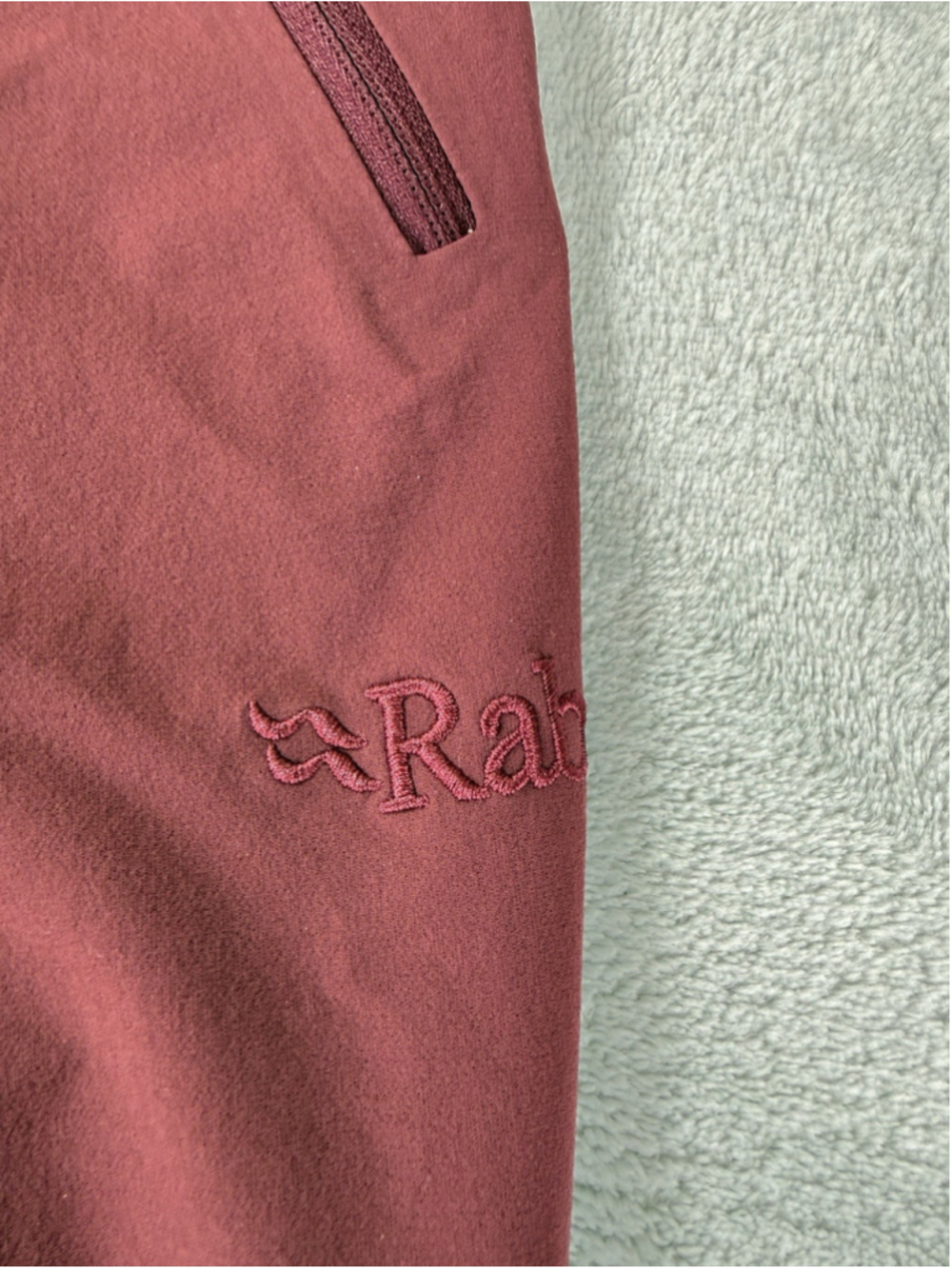 Rab Incline Pants Womens Small Red Matrix Qfv-02 Softshell Stretch Hiking - Picture 7 of 12